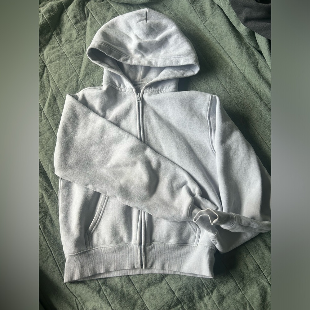 TNA zip up light blue xs